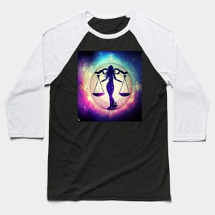 Libra Zodiac Baseball T-Shirt